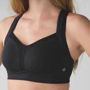 Lululemon Ta Ta Tamer II Black Sports Bra Size 32C